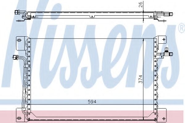 Imagine Condensator, climatizare NISSENS 94177