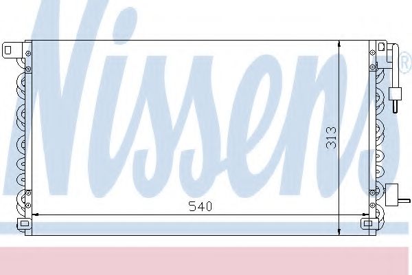 Imagine Condensator, climatizare NISSENS 94193