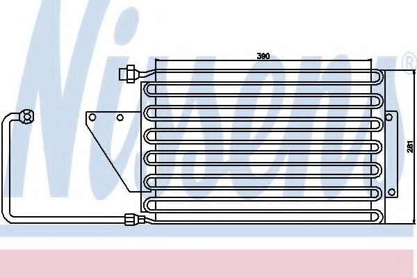 Imagine Condensator, climatizare NISSENS 94199