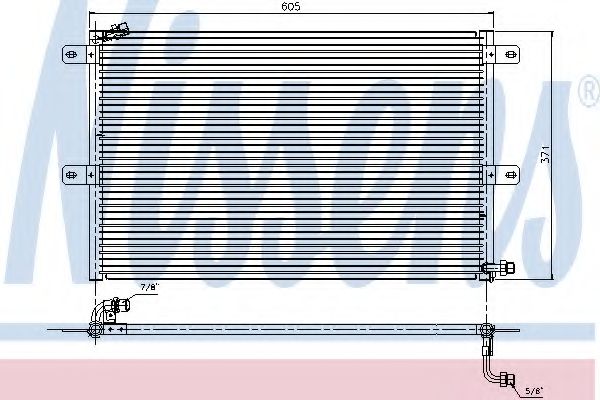 Imagine Condensator, climatizare NISSENS 94204