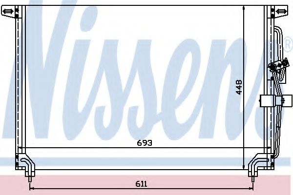 Imagine Condensator, climatizare NISSENS 94232