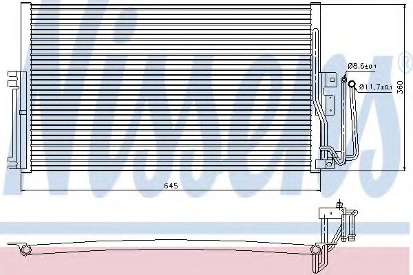 Imagine Condensator, climatizare NISSENS 94234