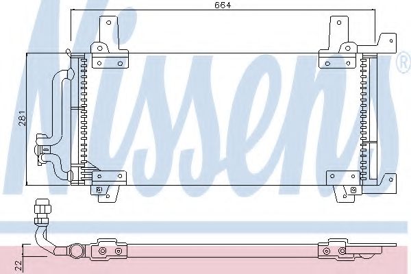 Imagine Condensator, climatizare NISSENS 94242