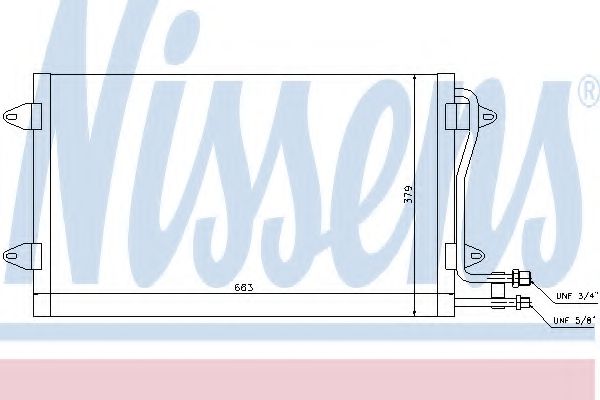 Imagine Condensator, climatizare NISSENS 94258