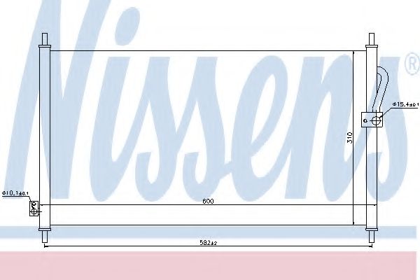 Imagine Condensator, climatizare NISSENS 94288