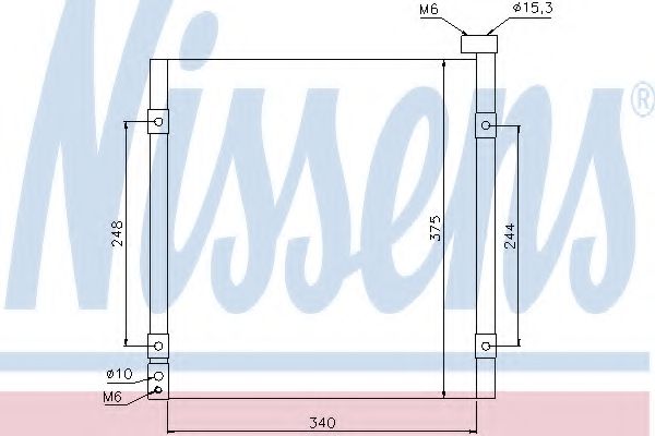 Imagine Condensator, climatizare NISSENS 94290