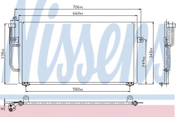 Imagine Condensator, climatizare NISSENS 94306