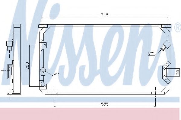 Imagine Condensator, climatizare NISSENS 94312