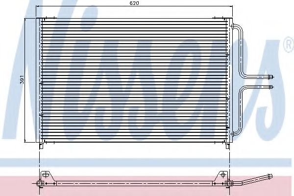 Imagine Condensator, climatizare NISSENS 94322