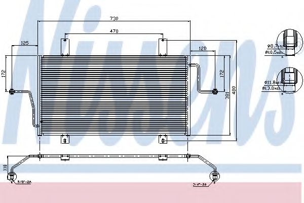 Imagine Condensator, climatizare NISSENS 94325