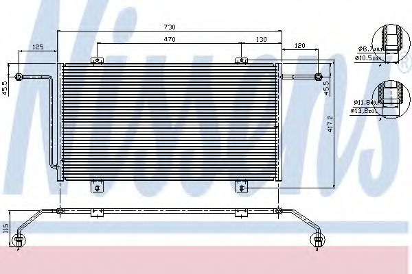 Imagine Condensator, climatizare NISSENS 94326