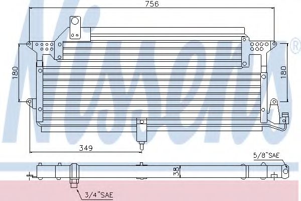 Imagine Condensator, climatizare NISSENS 94328