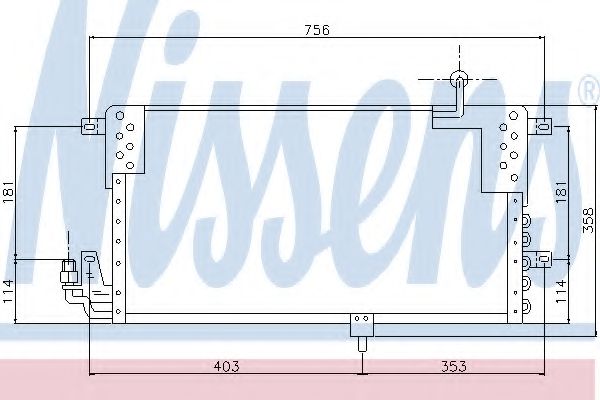 Imagine Condensator, climatizare NISSENS 94329