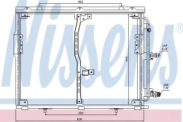 Imagine Condensator, climatizare NISSENS 94330