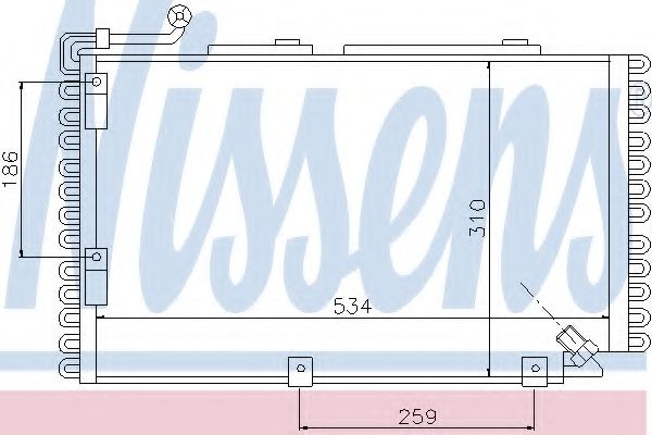 Imagine Condensator, climatizare NISSENS 94332