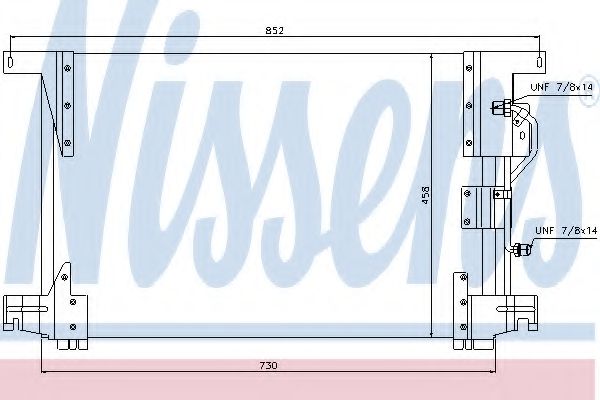 Imagine Condensator, climatizare NISSENS 94336