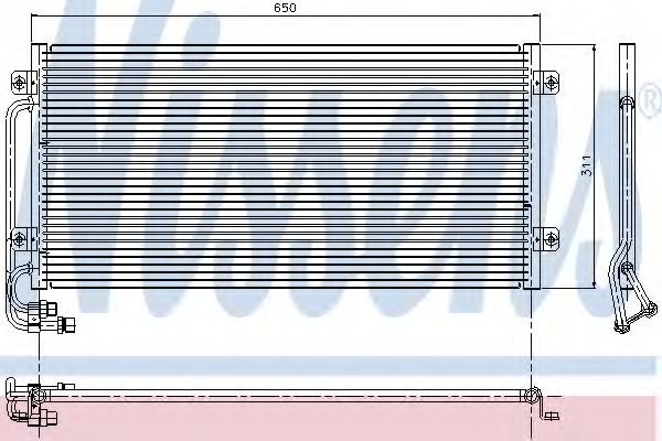 Imagine Condensator, climatizare NISSENS 94341