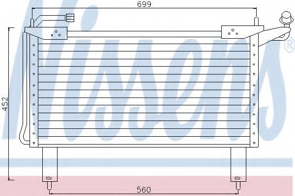 Imagine Condensator, climatizare NISSENS 94351