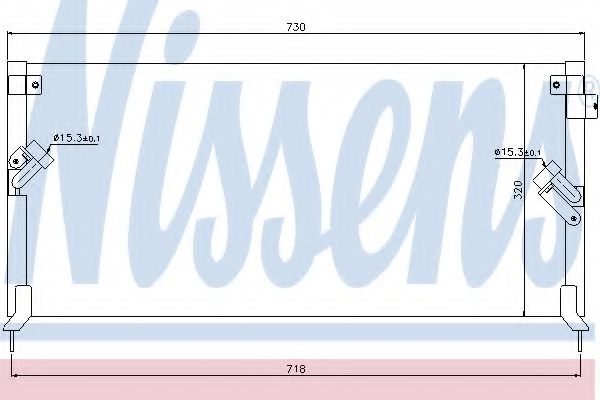 Imagine Condensator, climatizare NISSENS 94366