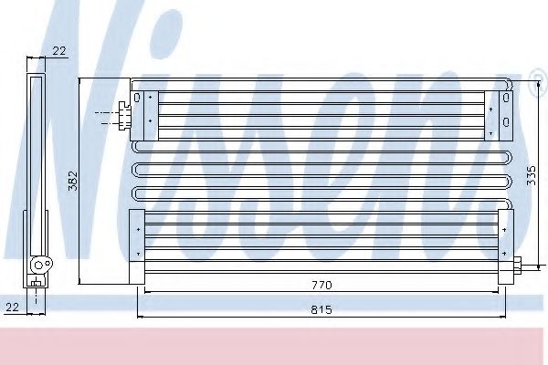 Imagine Condensator, climatizare NISSENS 94403