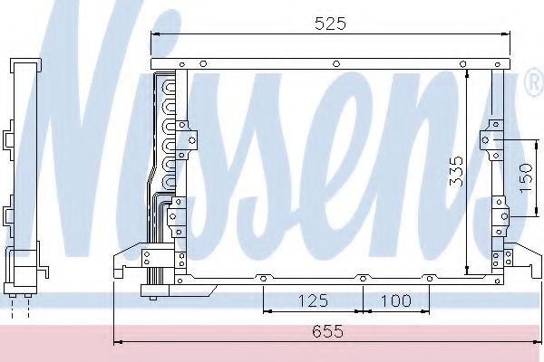 Imagine Condensator, climatizare NISSENS 94406