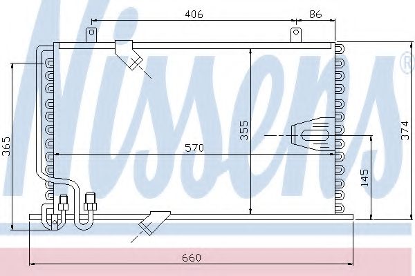 Imagine Condensator, climatizare NISSENS 94408