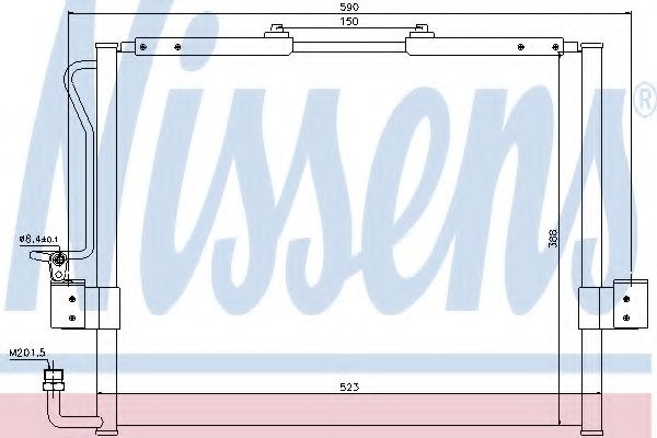 Imagine Condensator, climatizare NISSENS 94417