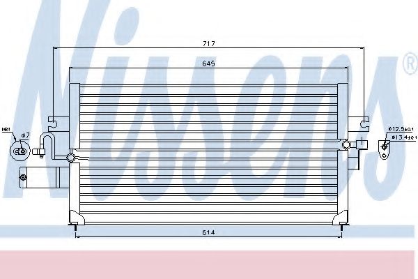 Imagine Condensator, climatizare NISSENS 94427