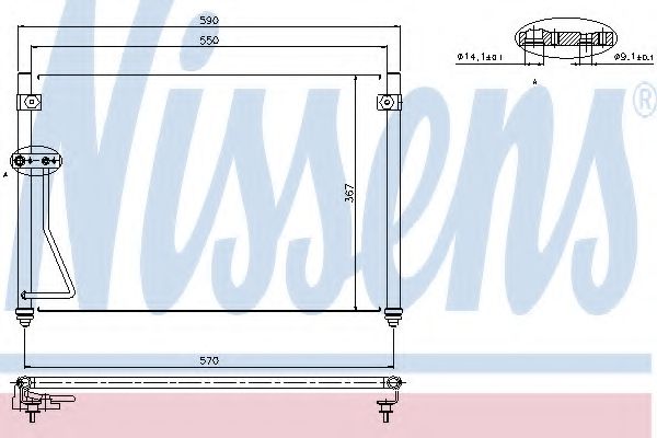 Imagine Condensator, climatizare NISSENS 94428