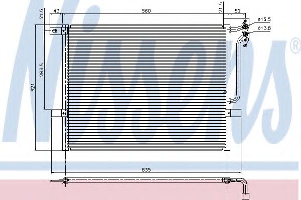 Imagine Condensator, climatizare NISSENS 94431