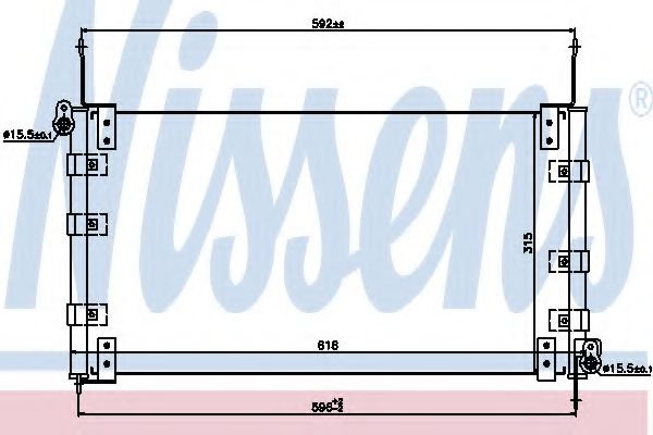 Imagine Condensator, climatizare NISSENS 94437