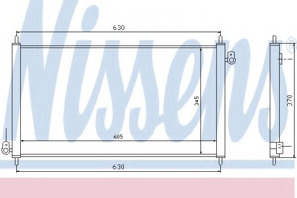 Imagine Condensator, climatizare NISSENS 94485