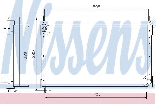 Imagine Condensator, climatizare NISSENS 94530