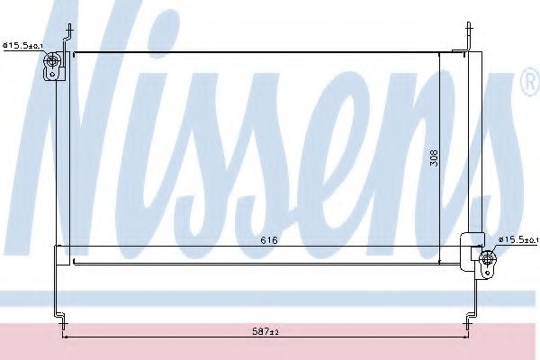 Imagine Condensator, climatizare NISSENS 94531