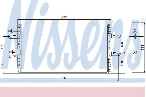 Imagine Condensator, climatizare NISSENS 94535