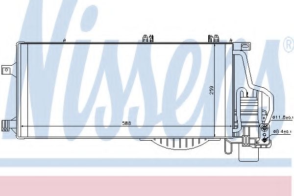 Imagine Condensator, climatizare NISSENS 94548