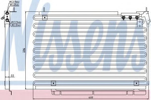Imagine Condensator, climatizare NISSENS 94576