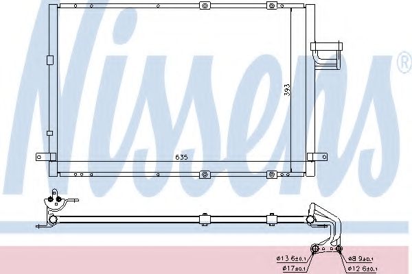 Imagine Condensator, climatizare NISSENS 94637