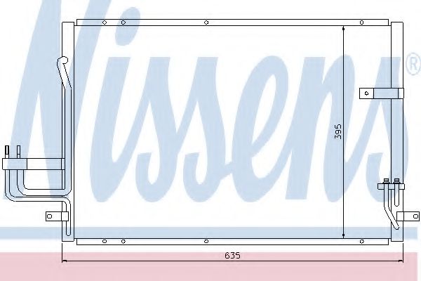 Imagine Condensator, climatizare NISSENS 94638