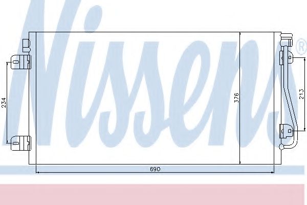 Imagine Condensator, climatizare NISSENS 94660