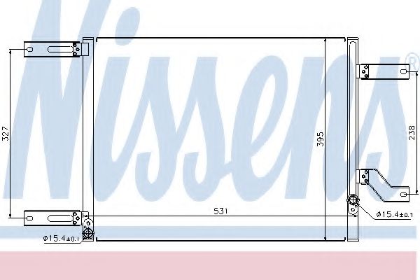 Imagine Condensator, climatizare NISSENS 94666