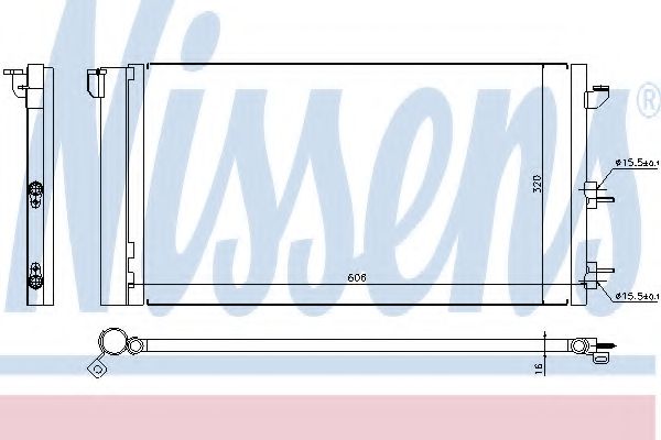 Imagine Condensator, climatizare NISSENS 94670