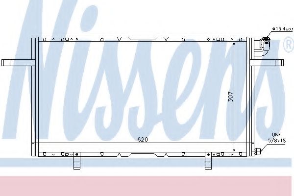 Imagine Condensator, climatizare NISSENS 94686