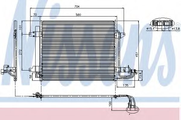 Imagine Condensator, climatizare NISSENS 94690