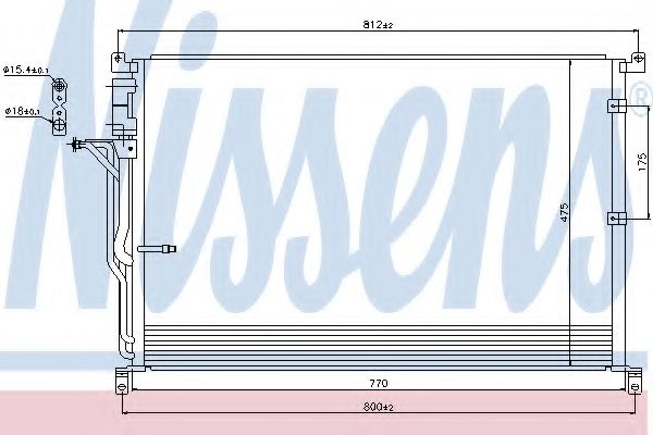 Imagine Condensator, climatizare NISSENS 94724