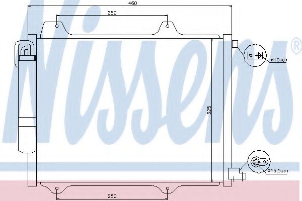 Imagine Condensator, climatizare NISSENS 94754