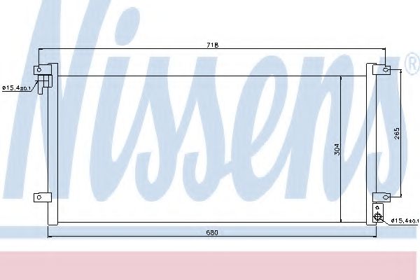 Imagine Condensator, climatizare NISSENS 94756