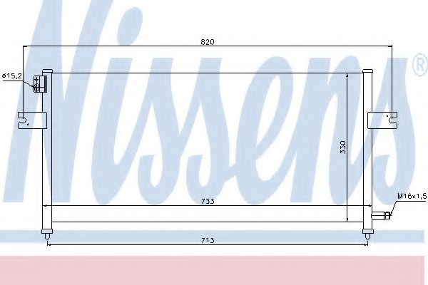 Imagine Condensator, climatizare NISSENS 94759