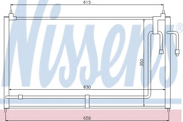 Imagine Condensator, climatizare NISSENS 94786