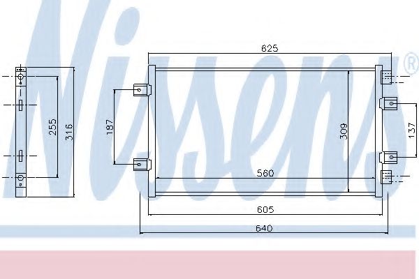 Imagine Condensator, climatizare NISSENS 94811